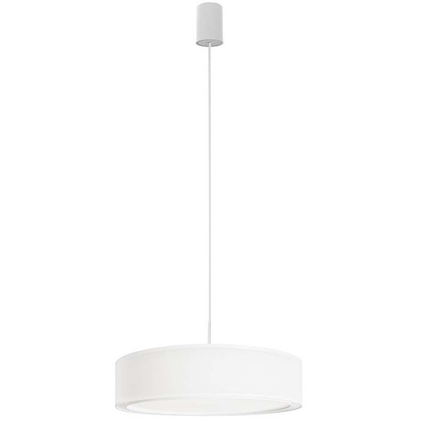 Okrągła lampa wisząca Mist 8942 nowoczesna salonowy zwis biały