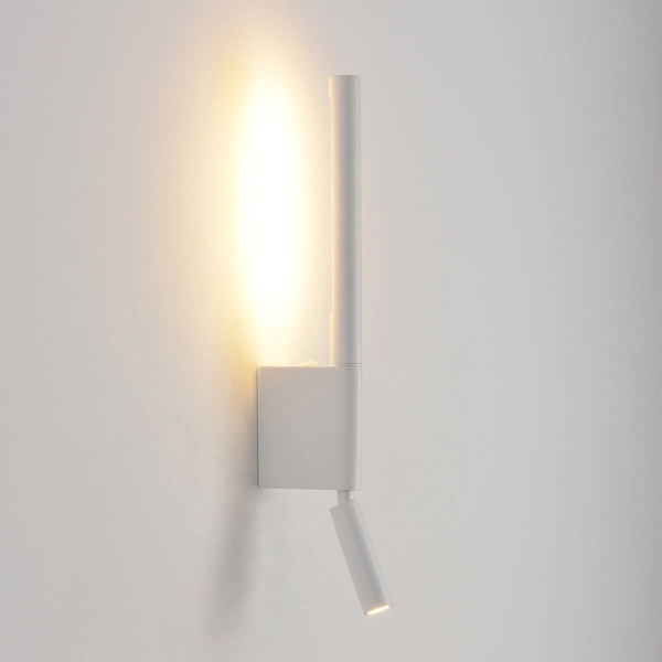Ścienna lampa do czytania Explore MB81806-WH LED 8W 3000K regulowana metal biała