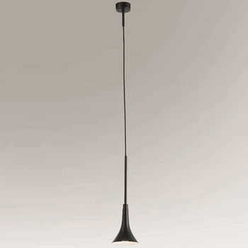 Industrialna LAMPA wisząca KANZAKI 7940 Shilo loftowa OPRAWA metalowy zwis LED 4,5W 3000K czarny
