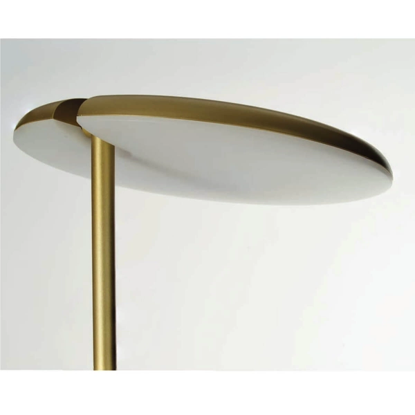 Ledowa lampa podłogowa CARPA AZ6307 Azzardo ściemnialna złota