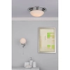 Sufitowa lampa szklana BARCLAY BAR5050 IP44 chrom