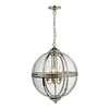 Wisząca lampa kula Vanessa VAN0538 Dar Lighting przezroczysta nikiel