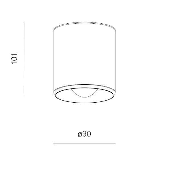 Sufitowa lampa spot biały QRLED next LED 6W 3000K IP44 łazienkowy downlight 47063-L930-W3-00-13