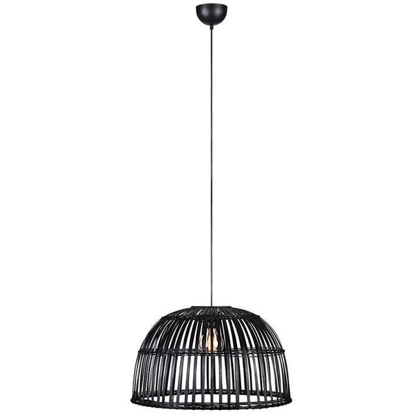 LAMPA wisząca COTTAGE 107981 Markslojd okrągła OPRAWA kopuła koszyk basket zwis czarny