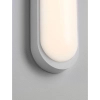 Zewnętrzna owalna lampa ścienna SOVANDO LE75251 LED 11W 3000K IP65 biała
