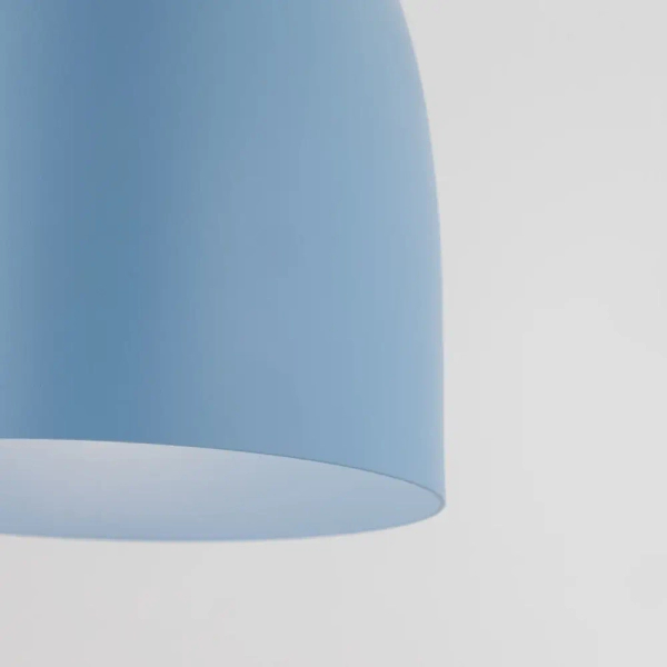 Lampa wisząca ceramiczna Tigali niebieska 5244 1xE27 kopułowa nad wyspę