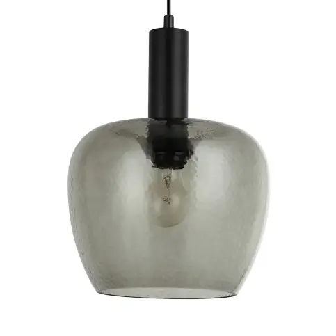 Lampa wisząca nad wyspę Aprica PND-59769-BK-SG loftowa przydymiona