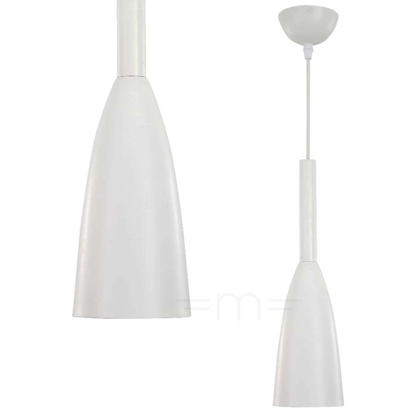 LAMPA wisząca SOLIN LP-181/1P WH Light Prestige metalowa OPRAWA zwis biały