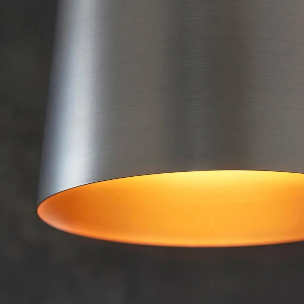 Industrialna lampa wisząca Lazenby 102544 metalowa czarna