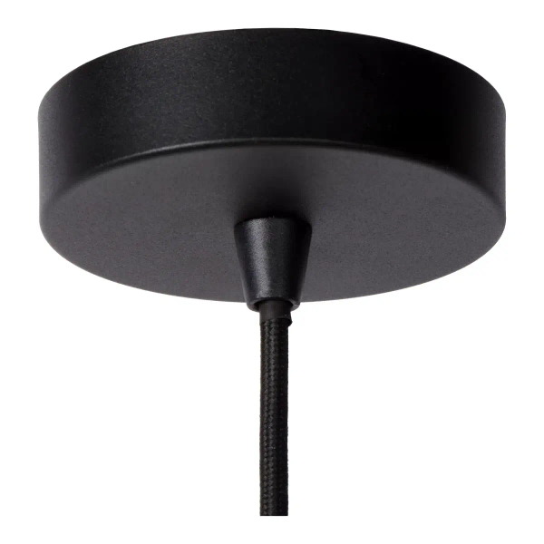 Zwisowa lampa loftowa Lester 21424/06/30 Lucide regulowana czarna
