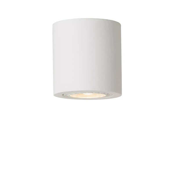 Gipsowa lampa sufitowa Gipsy 35100/11/31 Lucide tubka do jadalni biała