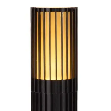 Zewnętrzny słupek na taras Timbala 11841/01/30 podłużny IP44 czarny