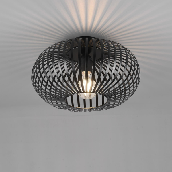 Lampa nasufitowa JOHANN 606903032 Trio klatka do jadalni czarna