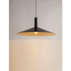 Lampa zwisająca Capri 41011 Sigma do kuchni dysk czarna złota