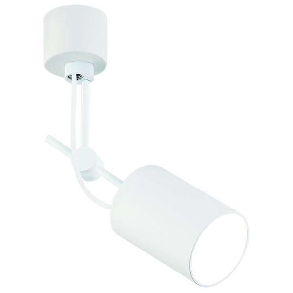 Spot LAMPA sufitowa Stick Bianco Orlicki Design regulowana OPRAWA metalowy reflektorek tuba biała matowa