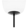 Szklana wisząca lampa Epli Mini EM0122P0 do sypialni biała czarna