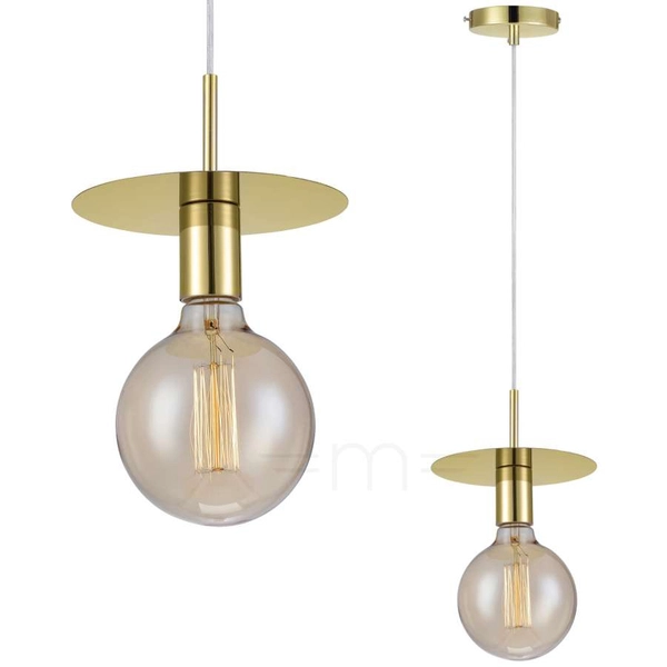 LAMPA wisząca DISC 106150 Markslojd metalowa OPRAWA zwis na przewodzie mosiądz