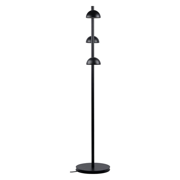 Podłogowa lampa z wtyczką Nomi 2220194003 do salonu czarny