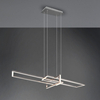 Lampa wisząca ściemnialna ZENITRA DL307320310 LED 34W 3000K srebrna