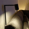 Stojąca lampa salonowa Lesley 03725/01/30 Lucide tuba metalowa czarna