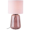 Szklana lampa stołowa Hydra 94546/08 do salonu fioletowa przezroczysta