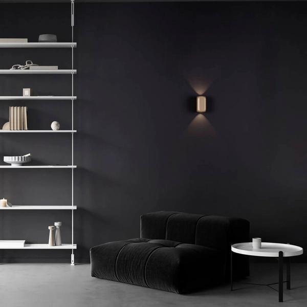 Ścienna lampa góra-dół YAGUARU LE44765 LED 8W 3000K metalowy złoty