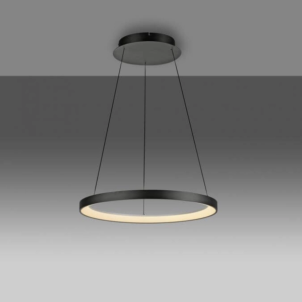 Wisząca lampa Hoop 2851-18 LED 37W 3000K ściemnialna czarna