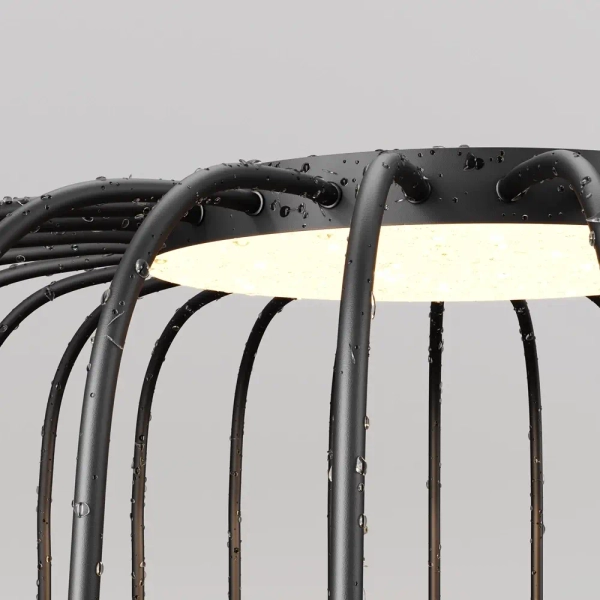 Ogrodowe oświetlenie naziemnie Wisp O478FL-L18GF3K LED 18W 3000K IP54 czarna