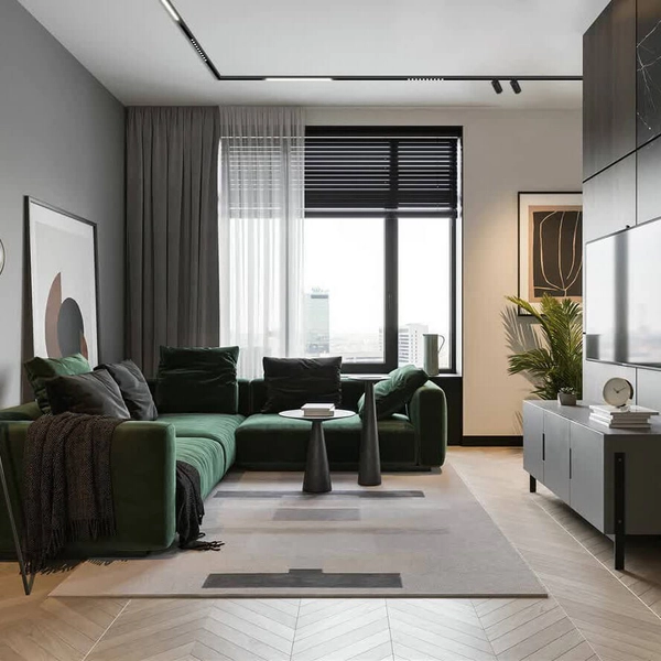 Szynowa oprawa Magneto Abigali LWQ-M05 LED 12W podłużna czarna