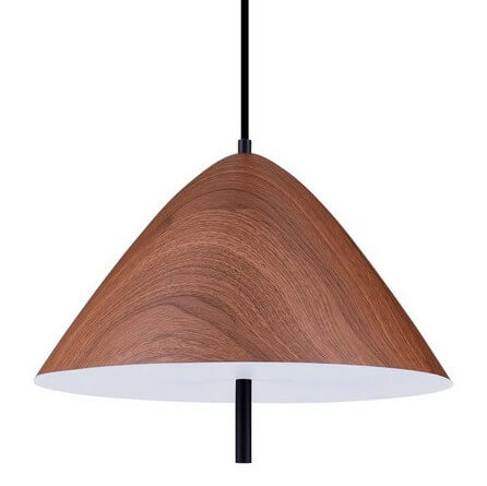 Wisząca lampa do jadalni CARAPARI LE44814 LED 17W 3000K drewniany