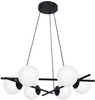Lampa wisząca Arton K-4967 bubbles do jadalni biała czarna