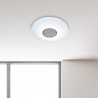 Sypialniana lampa sufitowa Ophelia 5364 LED 24W 3000-6500K pilot chrom