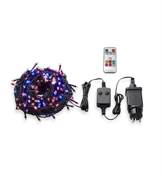 Choinkowe światełka girlanda 3m 200 LED 20W flash multikolor