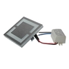 Lampa schodowa ścienna Quadro EKS0965 Eko-light LED 0,6W 6500K płytka biały srebrny