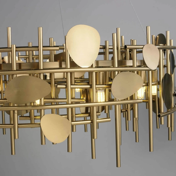 Żyrandol Plaquita CGPLAQUITA-60 COPEL dekoracyjny do salonu złoty