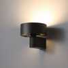 Kinkiet do salonu Braket 622901103 Elkim LED 6W 3000K okrągły czarny