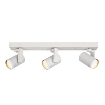 Natynkowa lampa sypialniana Spiela reflektorki białe