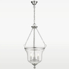 Wisząca lampa pałacowa Prague p03950ch Cosmolight metal szkło srebrna