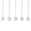 Ledowa lampa zwis CHEPEN LE44644 25W 3000K wielopunktowa czarny chrom