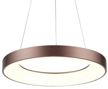 Lampa ledowa wisząca Santana AZ5011 80W ring brązowy