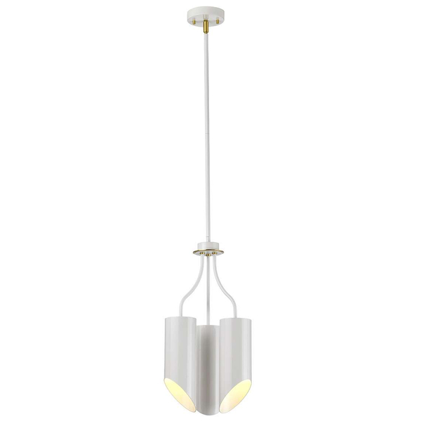 LAMPA sufitowa QUINTO QUINTO3-WAB Elstead metalowa OPRAWA plafon pręty tuby białe stary mosiądz