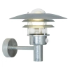 Elewacyjna lampa retro Lønstrup 71412031 IP44 z czujnikiem srebrny