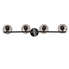 Lampa sufitowa do salonu Acrobat 94-66657 Candellux koszyczki druciane czarne