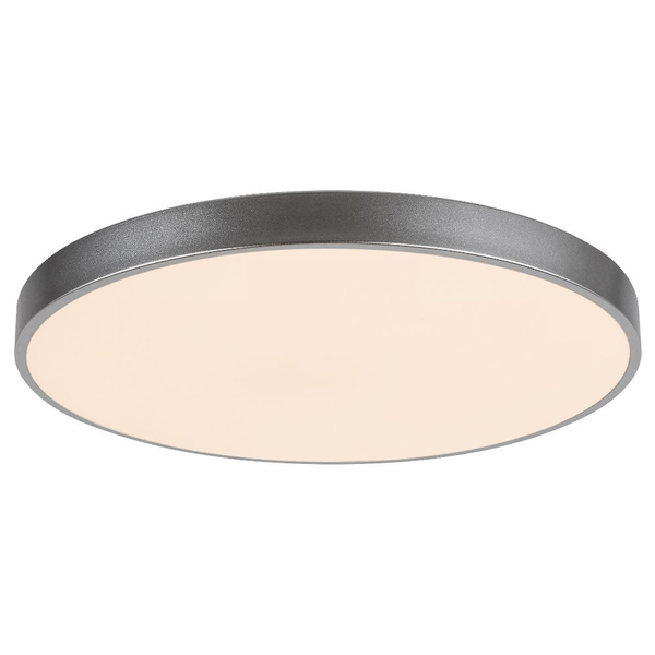 LAMPA sufitowa TESIA 3317 Rabalux nowoczesny plafon LED 60W 3000K - 6000K z pilotem srebrny