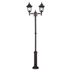 Lampa do ogrodu podwójna Chapel CP8-BLACK Elstead maszt czarna