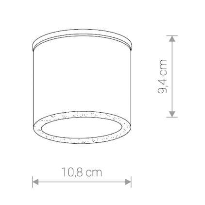 Zewnętrzna LAMPA sufitowa stropowa HEXA 9565 Nowodvorski ogrodowa OPRAWA tuba DOWNLIGHT outdoor IP44 grafitowa
