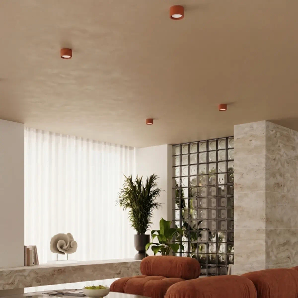 Sufitowa lampa MODO terakotowa SL.2450 1xGx53 tubka metalowa