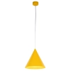 Wisząca lampa salonowa CONO 10066 stożkowa żółty