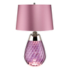 Szklana lampa stołowa Lena LENA-TL-S-PLUM z abażurem śliwkowa