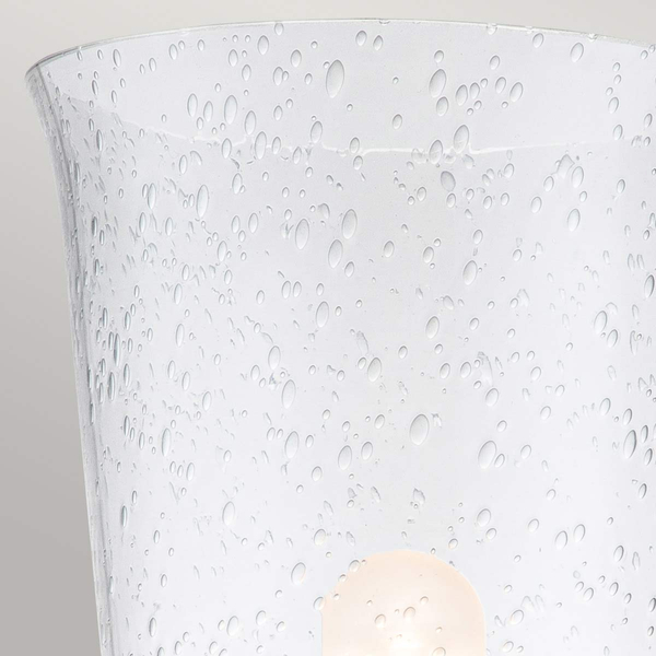 Lampa na ściane Huguenot Lake FE-HUGOLAKE1BATH-BB Feiss szkło mosiądz